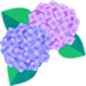紫陽花イラスト